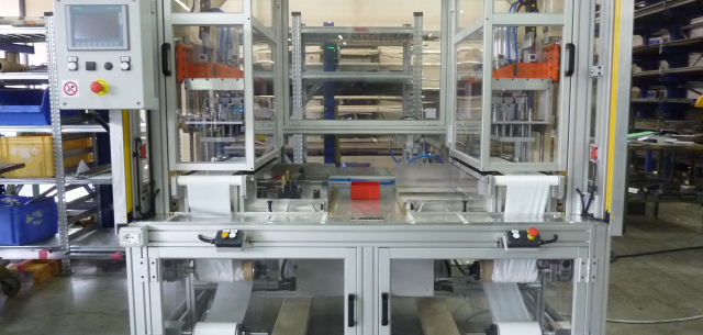 Filming machine for car aesthetic components