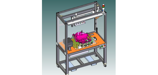 Assembly and testing bench for car locaro
